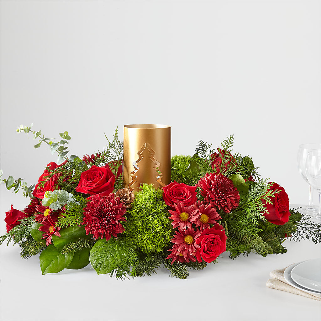 Toast the Season Centerpiece – POPPIES & PAISLEY FLORAL, Mulino OR