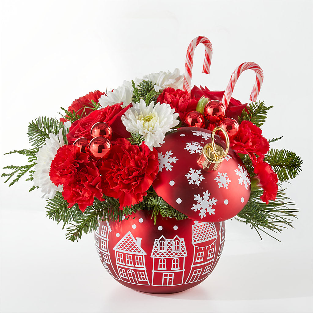 Cheer in the Air Ornament – POPPIES & PAISLEY FLORAL, Mulino OR