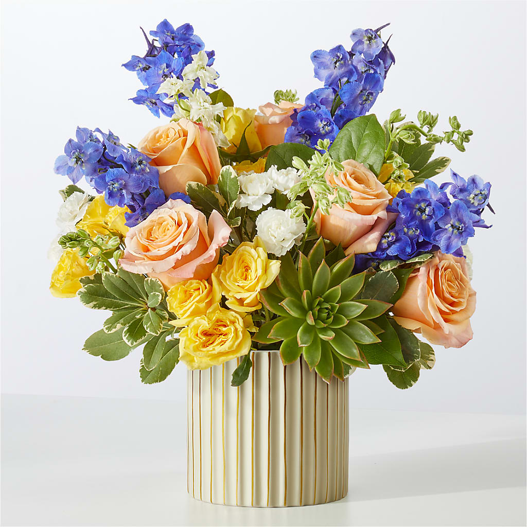 Cobalt Reverie Bouquet – POPPIES & PAISLEY FLORAL, Mulino OR