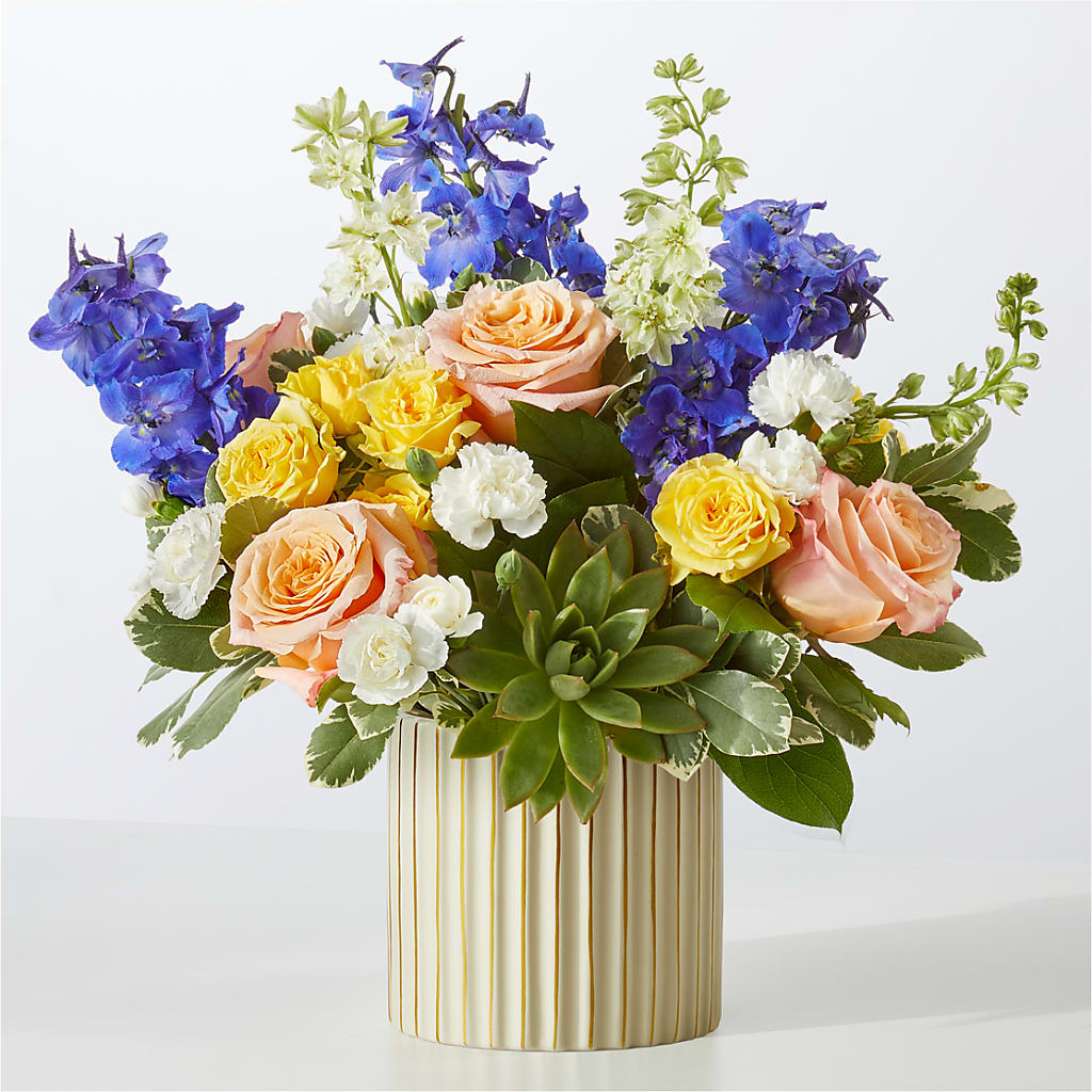 Cobalt Reverie Bouquet – POPPIES & PAISLEY FLORAL, Mulino OR