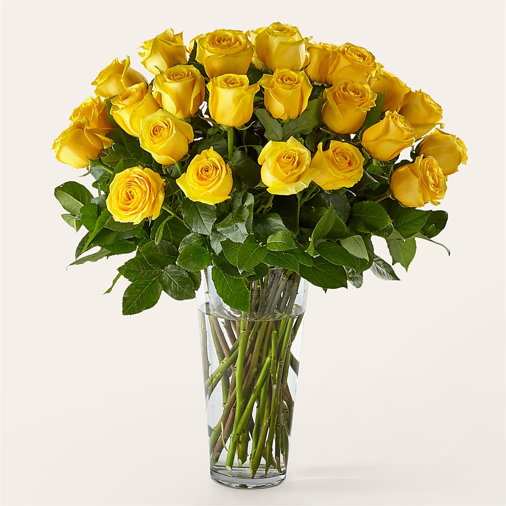 Long Stem Yellow Rose Bouquet – POPPIES & PAISLEY FLORAL, Mulino OR