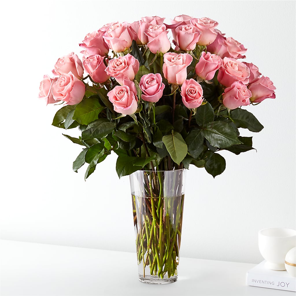 Long Stem Pink Rose Bouquet – POPPIES & PAISLEY FLORAL, Mulino OR