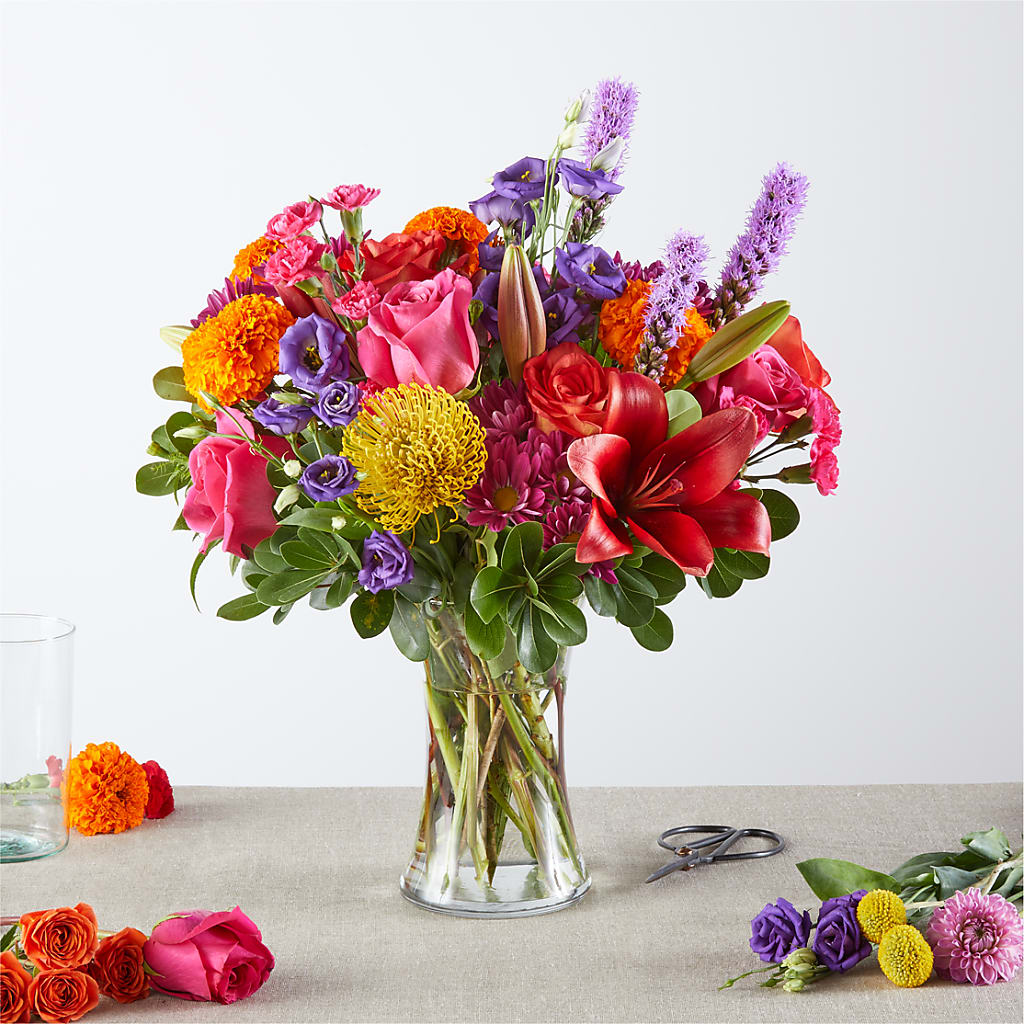 Feast of Color – A Florist Original – POPPIES & PAISLEY FLORAL, Mulino OR