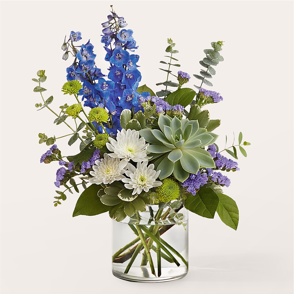 Cerulean Waves Bouquet – POPPIES & PAISLEY FLORAL, Mulino OR