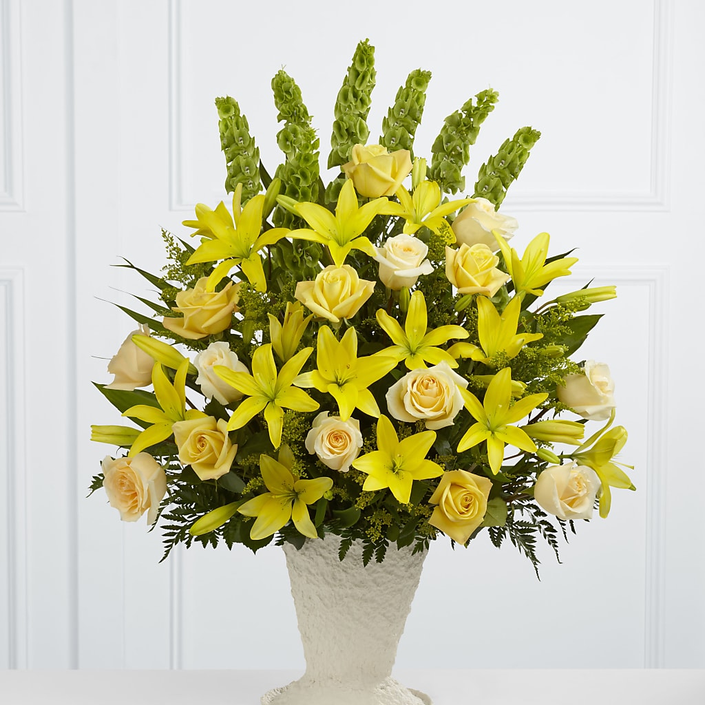 Golden Memories Arrangement – POPPIES & PAISLEY FLORAL, Mulino OR