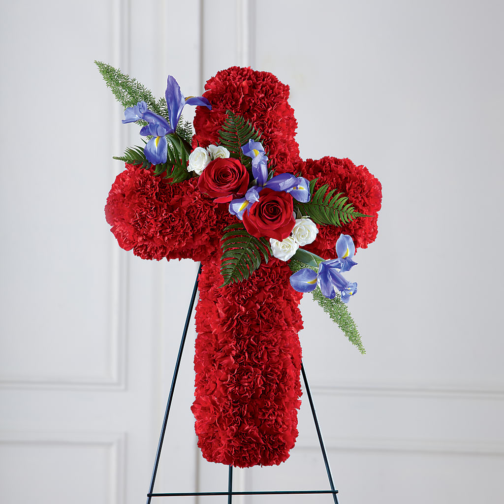 Faithful Hero Floral Cross – POPPIES & PAISLEY FLORAL, Mulino OR