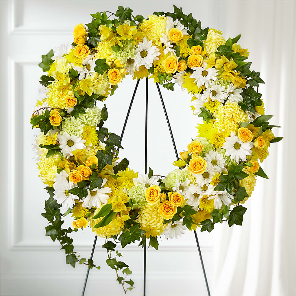 Golden Remembrance Wreath – POPPIES & PAISLEY FLORAL, Mulino OR