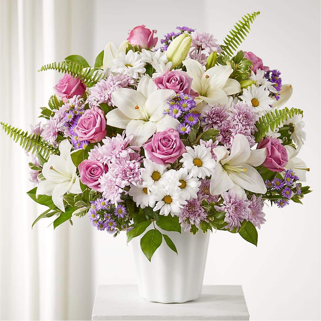 Warmest Thoughts Tabletop Basket – POPPIES & PAISLEY FLORAL, Mulino OR