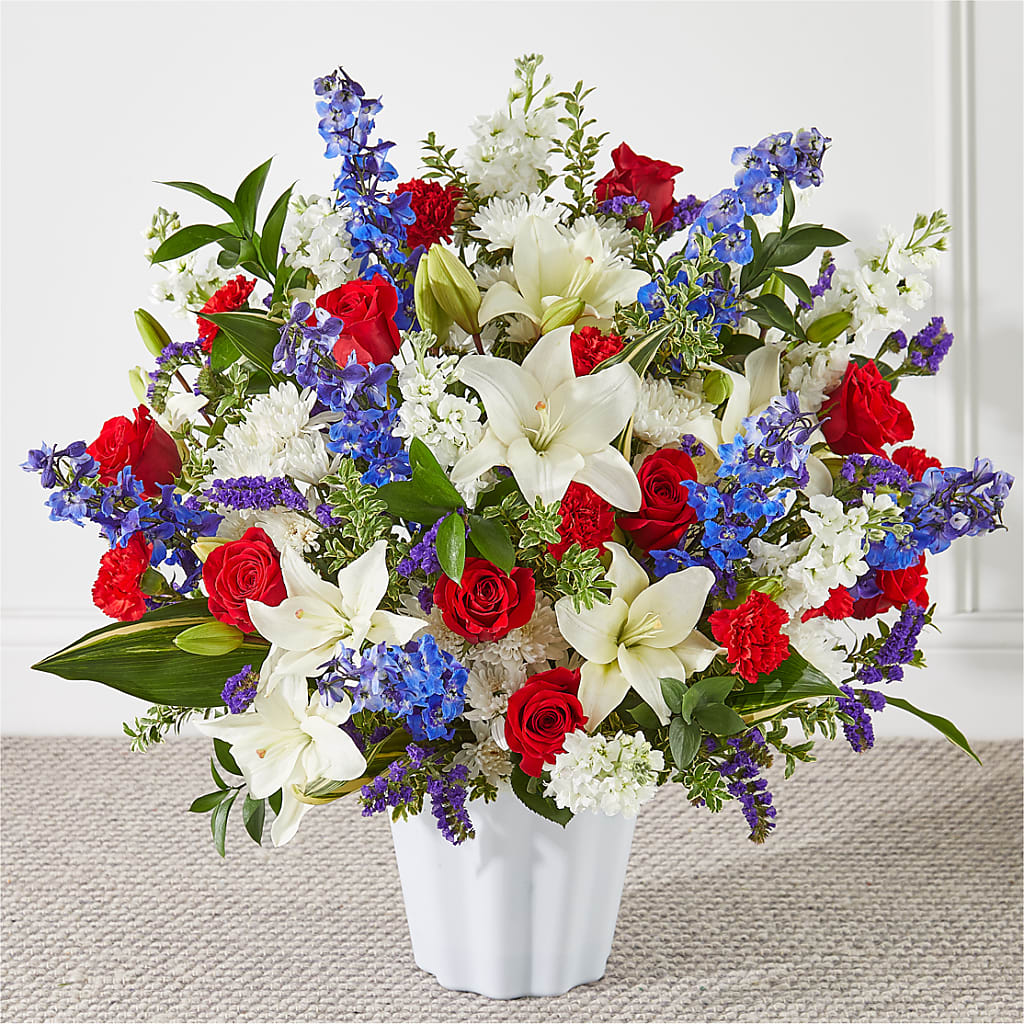 Consoled Floor Basket – POPPIES & PAISLEY FLORAL, Mulino OR
