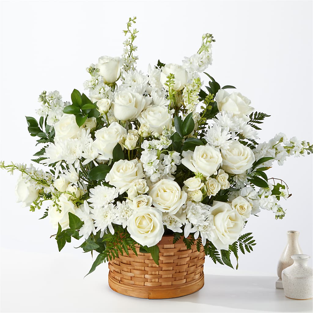 Heartfelt Condolences Arrangement – POPPIES & PAISLEY FLORAL, Mulino OR