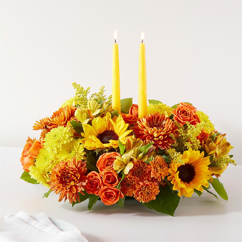 Autumn Harmony Centerpiece – POPPIES & PAISLEY FLORAL, Mulino OR