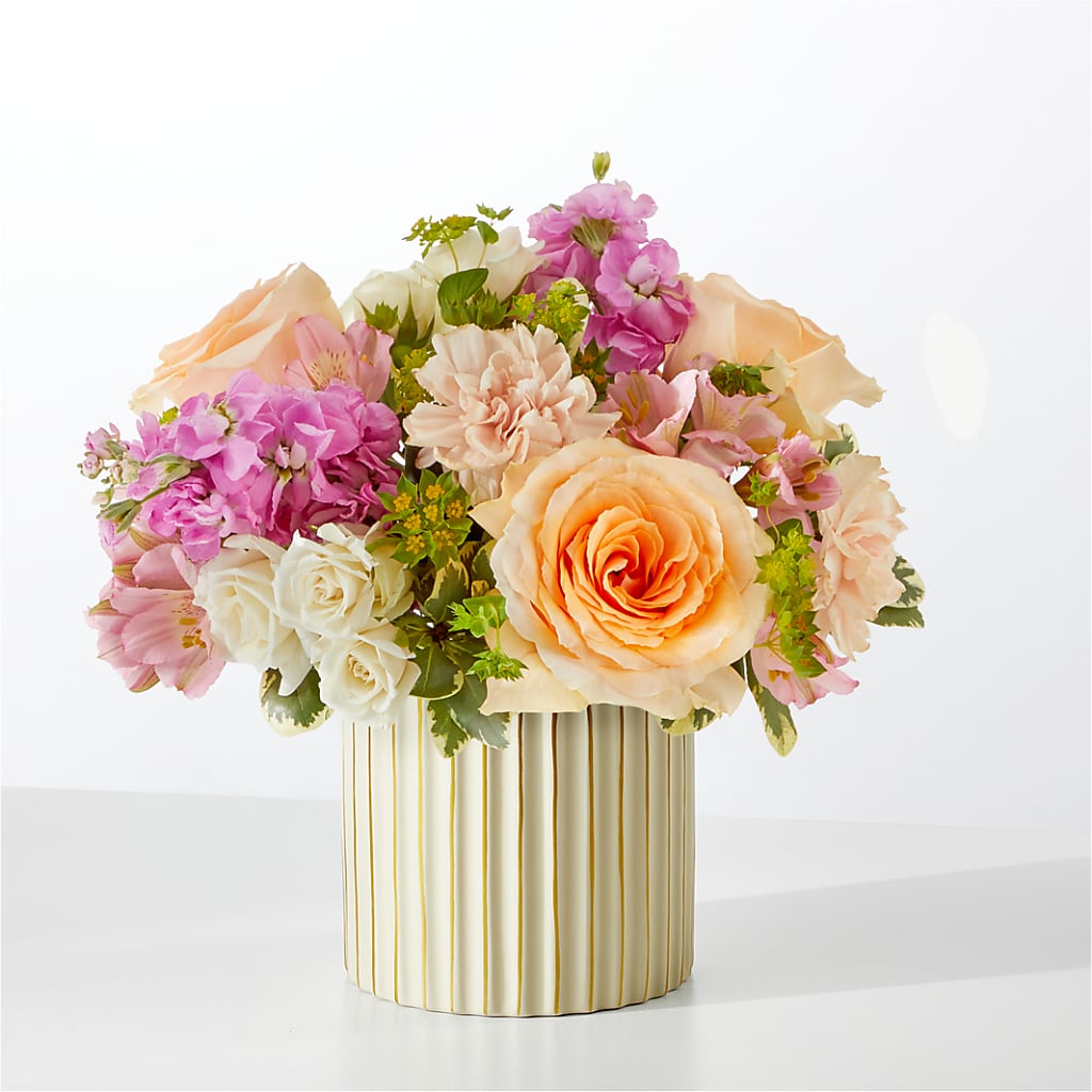 Paradise Bouquet with Ivory Vase – POPPIES & PAISLEY FLORAL, Mulino OR