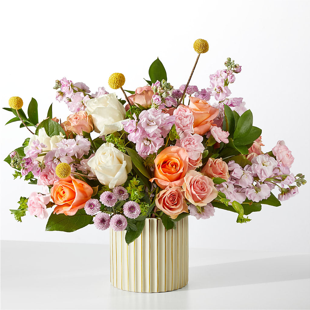 French Market Bouquet with Ivory Vase – POPPIES & PAISLEY FLORAL, Mulino OR