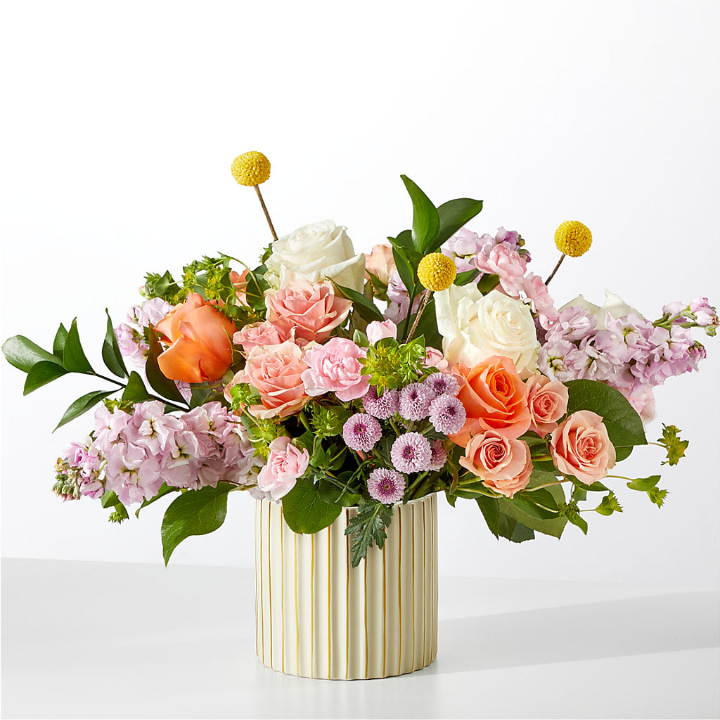 French Market Bouquet with Ivory Vase – POPPIES & PAISLEY FLORAL, Mulino OR