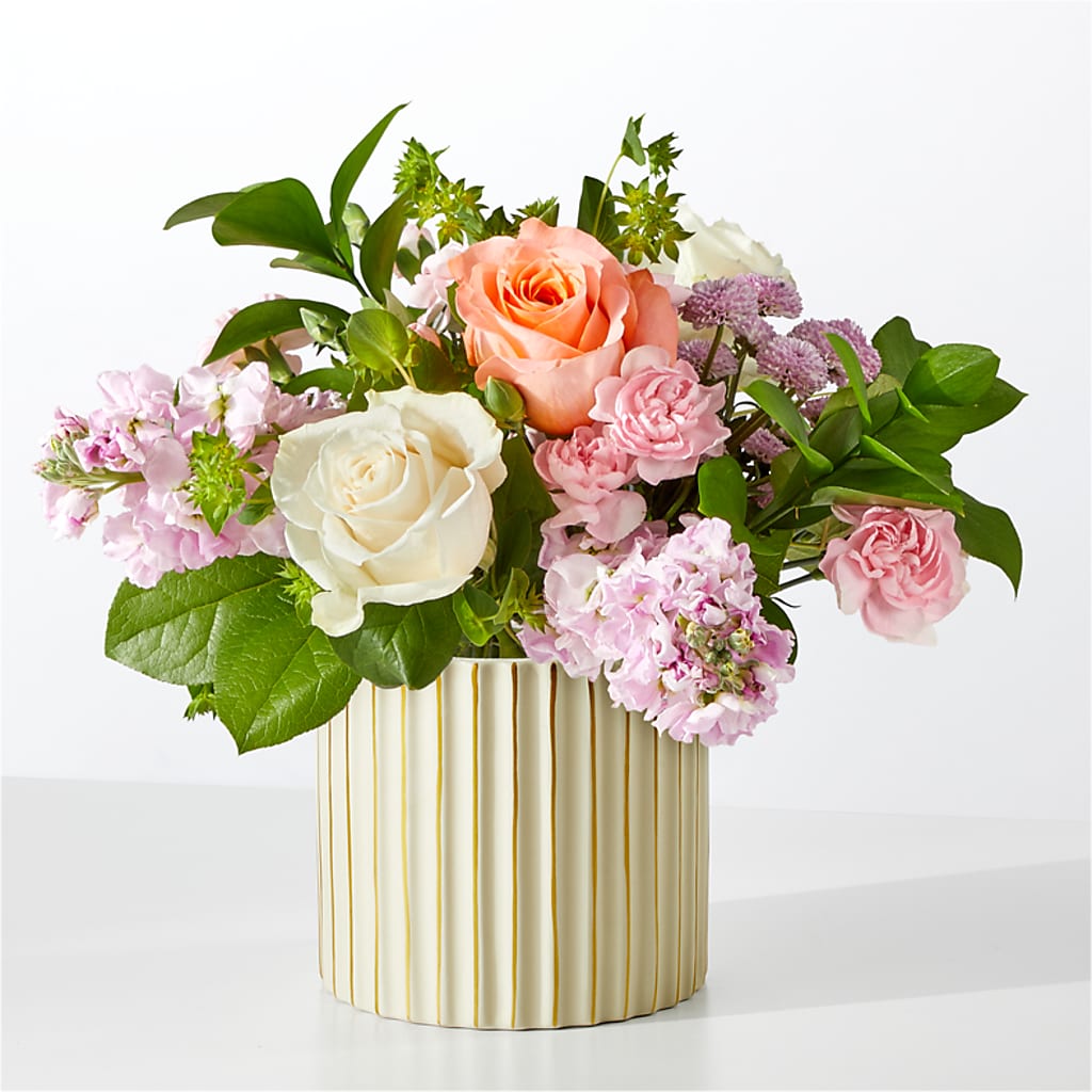 French Market Bouquet with Ivory Vase – POPPIES & PAISLEY FLORAL, Mulino OR
