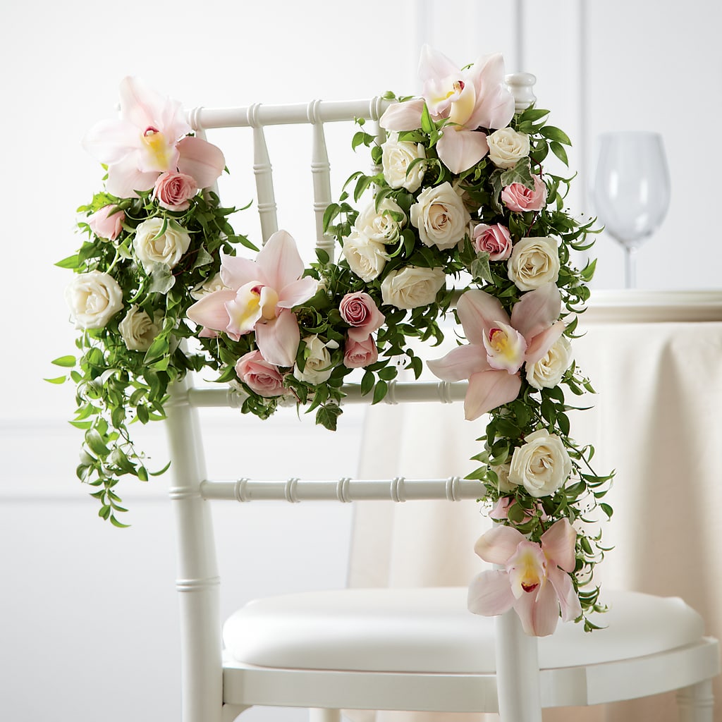 Orchid Rose Chair Décor – POPPIES & PAISLEY FLORAL, Mulino OR