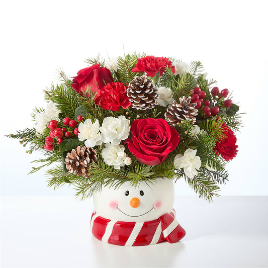 Jolly Snowman Bouquet – POPPIES & PAISLEY FLORAL, Mulino OR