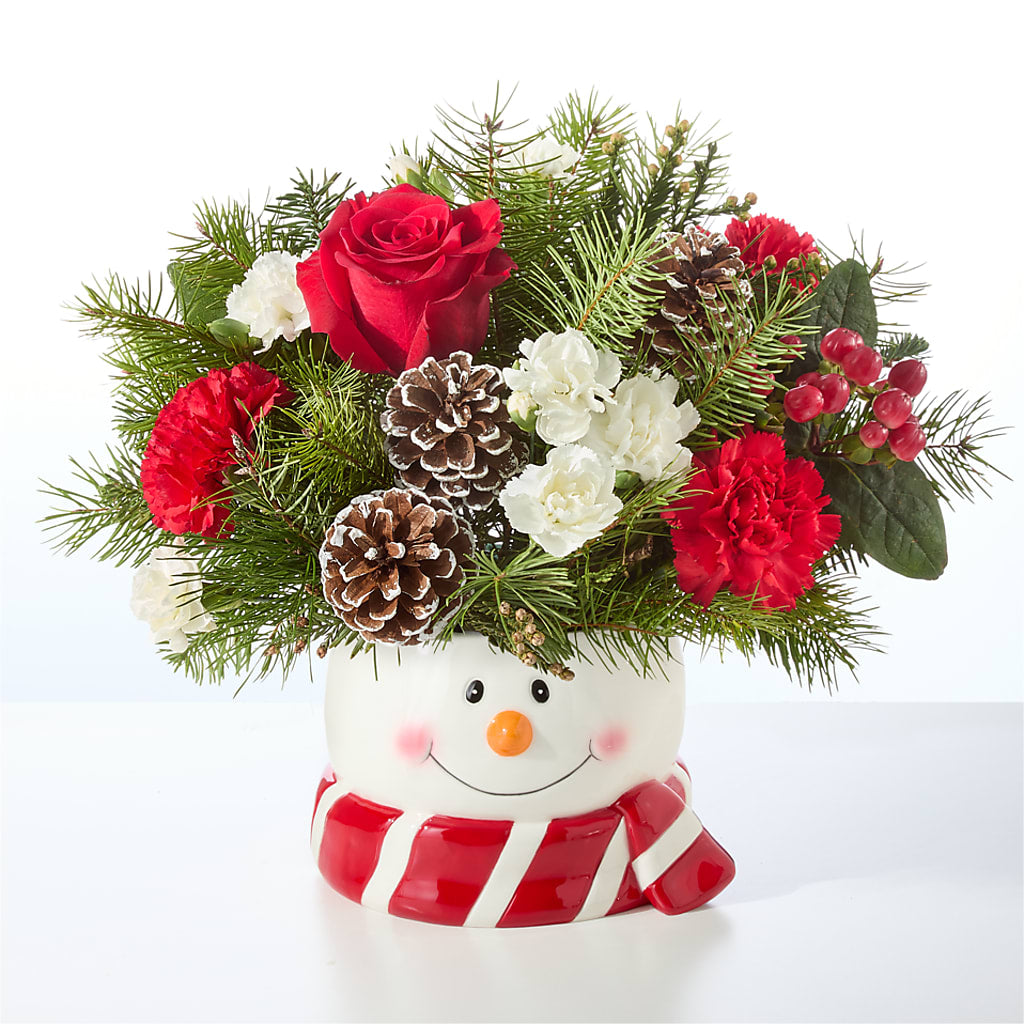 Jolly Snowman Bouquet – POPPIES & PAISLEY FLORAL, Mulino OR