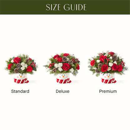 Jolly Snowman Bouquet – POPPIES & PAISLEY FLORAL, Mulino OR