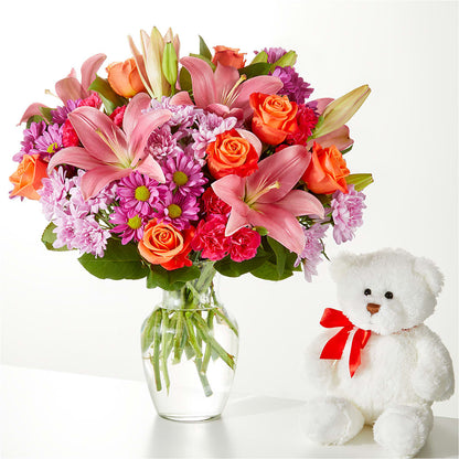 One and Only Bouquet and Bear Bundle – POPPIES & PAISLEY FLORAL, Mulino OR
