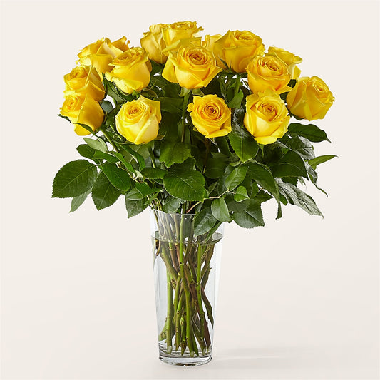 Long Stem Yellow Rose Bouquet – POPPIES & PAISLEY FLORAL, Mulino OR