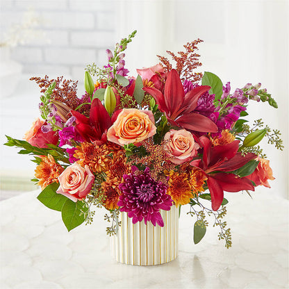 Burgundy Landscape Bouquet – POPPIES & PAISLEY FLORAL, Mulino OR