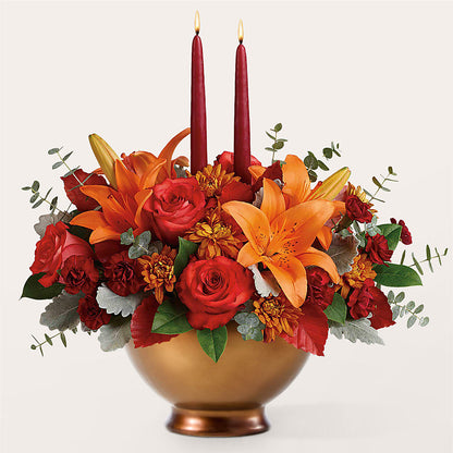 Fruits of Fall Centerpiece – POPPIES & PAISLEY FLORAL, Mulino OR