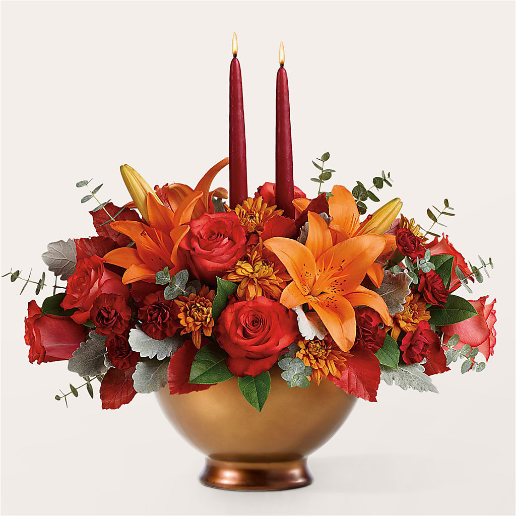 Fruits of Fall Centerpiece – POPPIES & PAISLEY FLORAL, Mulino OR