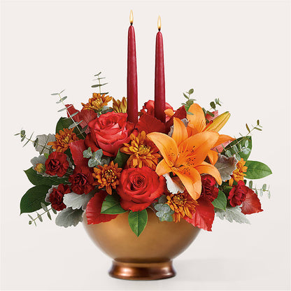 Fruits of Fall Centerpiece – POPPIES & PAISLEY FLORAL, Mulino OR