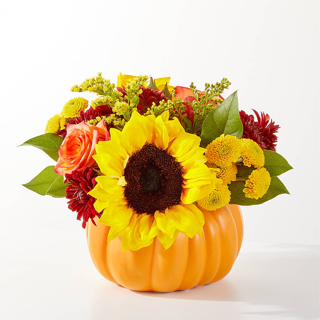 Golden Gourd Pumpkin Bouquet – POPPIES & PAISLEY FLORAL, Mulino OR