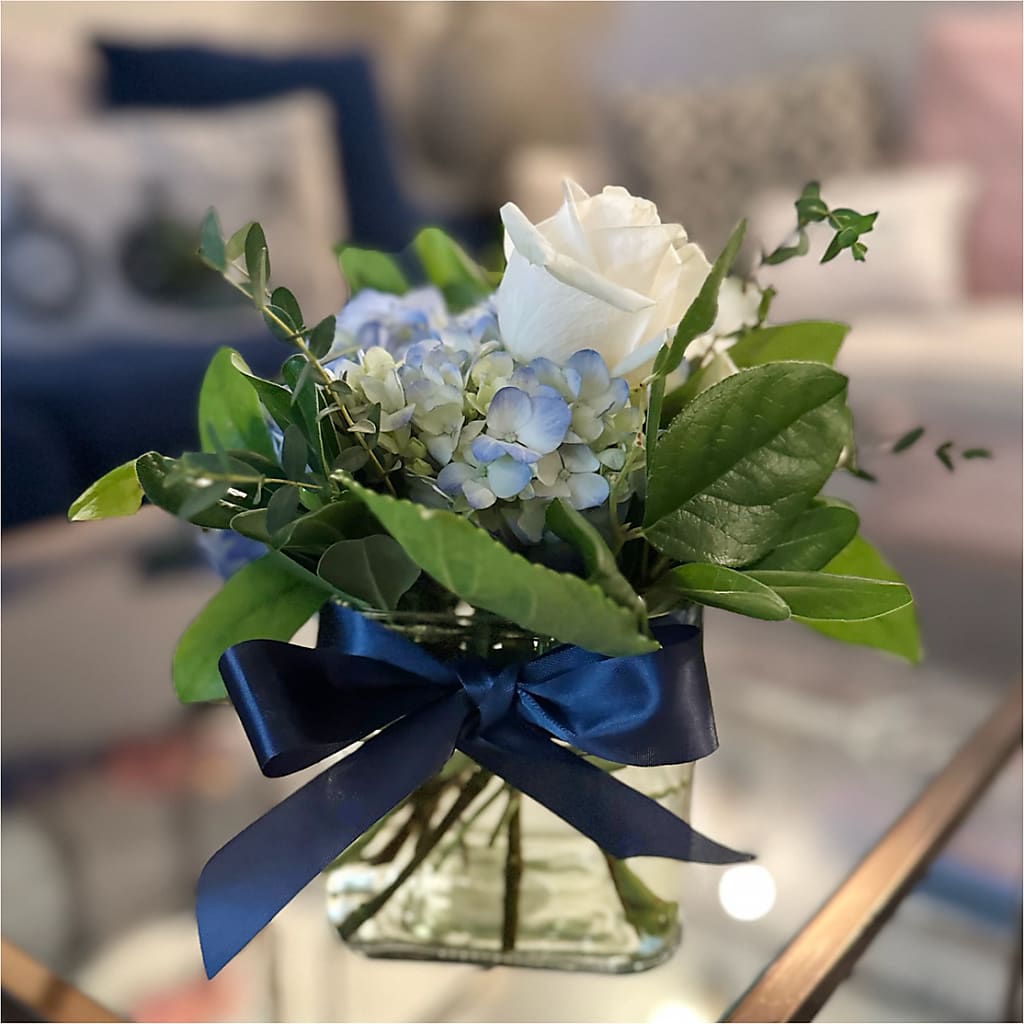 Sky Blue Delight Bouquet – POPPIES & PAISLEY FLORAL, Mulino OR