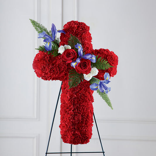 Faithful Hero Floral Cross – POPPIES & PAISLEY FLORAL, Mulino OR