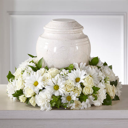 Ivory Gardens Cremation Adornment – POPPIES & PAISLEY FLORAL, Mulino OR
