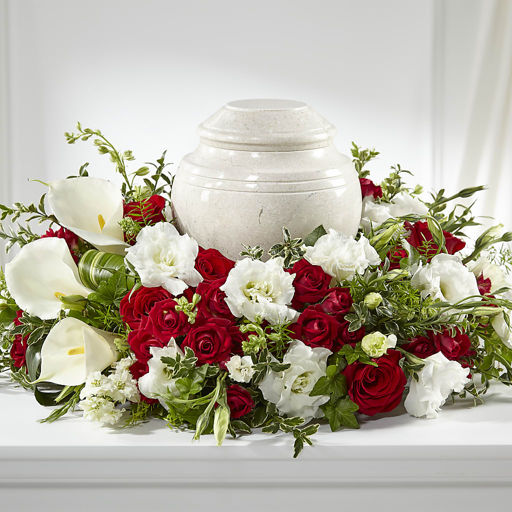 In My Memories Cremation Adornment – POPPIES & PAISLEY FLORAL, Mulino OR