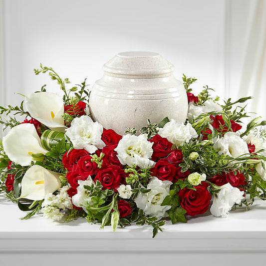 In My Memories Cremation Adornment – POPPIES & PAISLEY FLORAL, Mulino OR