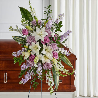 Grateful Hearts Standing Spray – POPPIES & PAISLEY FLORAL, Mulino OR