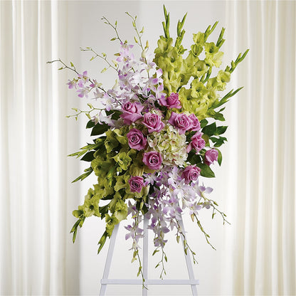 Lasting Legacy Standing Spray – POPPIES & PAISLEY FLORAL, Mulino OR