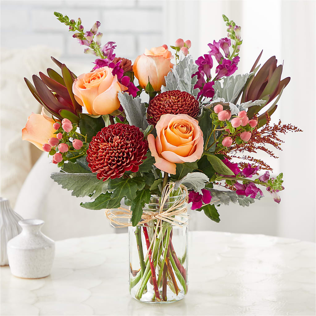 Moody Hues Bouquet – POPPIES & PAISLEY FLORAL, Mulino OR